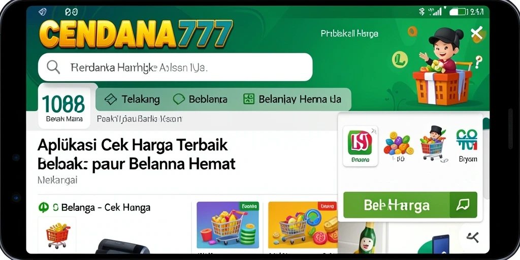 Antarmuka CENDANA777 menampilkan perbandingan harga produk secara efisien.