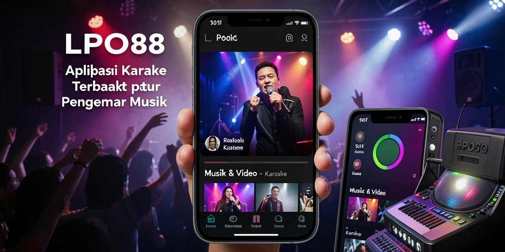 Antarmuka LPO88 menampilkan pilihan lagu dan efek suara yang menarik.