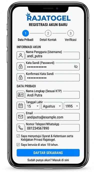 Panduan Lengkap Membuat Akun Baru Rajatogel